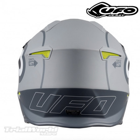 Casco UFO Sheratan gris Trial