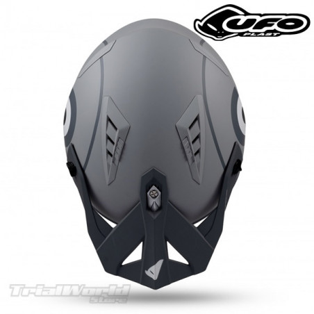 Casco UFO Sheratan gris Trial