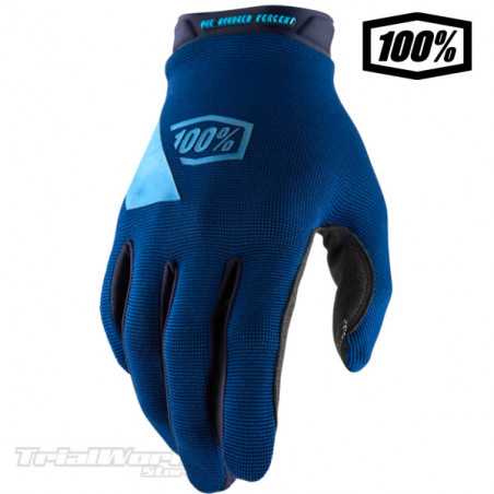 Guantes 100% RIDECAMP trial azul