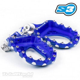 Estriberas universales Trial S3 Parts Hard Rock azules