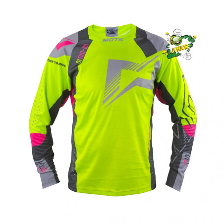 Camiseta MOTS Junior amarilla Trial