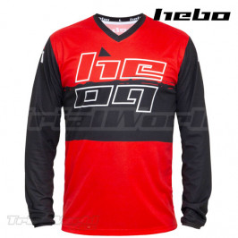 Camiseta Trial Hebo PRO 22 rojo