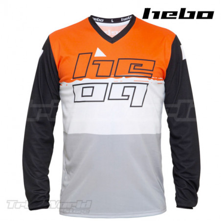 Camiseta Trial Hebo PRO 22 naranja