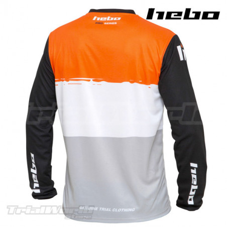 Camiseta Trial Hebo PRO 22 naranja