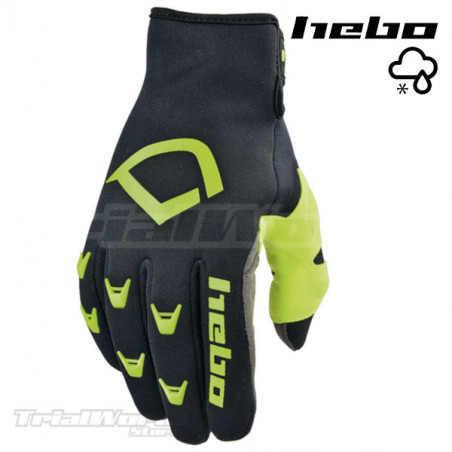 Guantes invierno Hebo Neopreno Nanofront amarillo