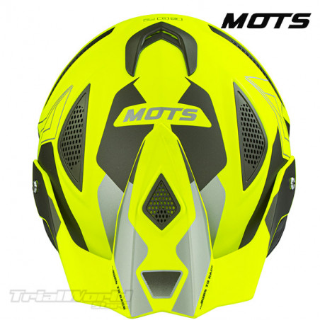 Casco de Trial MOTS Go2 ON amarillo