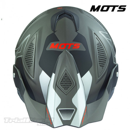 Casco de Trial MOTS Go2 ON negro 2022