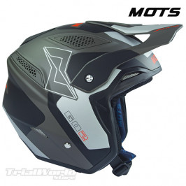 Casco de Trial MOTS Go2 ON negro 2022