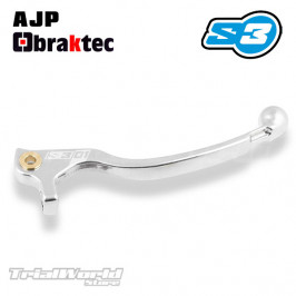 Long brake lever Trials S3 Parts grey Braktec - AJP