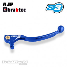 Maneta de Freno larga S3 Parts azul para Braktec y AJP