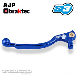 Long clutch lever Trials S3 Parts blue Braktec - AJP