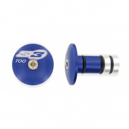 Handlebar stops S3 blue