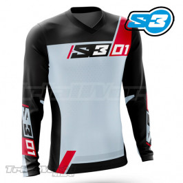 Camiseta trial S3 Parts 01 gris