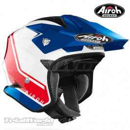 Helmet Airoh TRR S Blue - Red GLOSS Trial