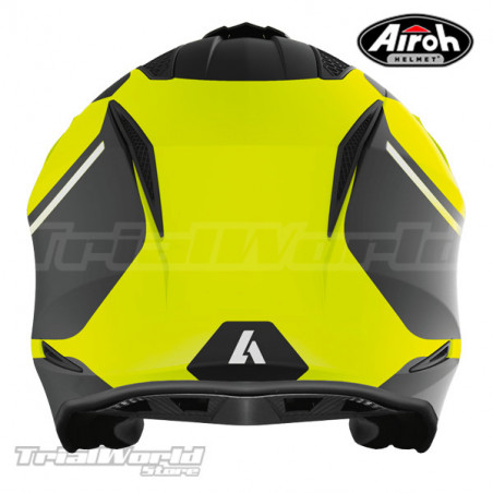 Casco Trial Airoh TRR S Yellow - Black GLOSS