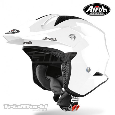 Casco Trial Airoh TRR S White GLOSS