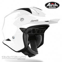 Casco Trial Airoh TRR S White GLOSS