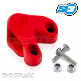 Guía tensor de cadena trial S3 Parts rojo