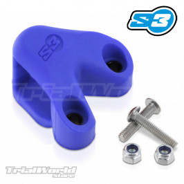 Blue S3 chain tensioner guide for trial bikes