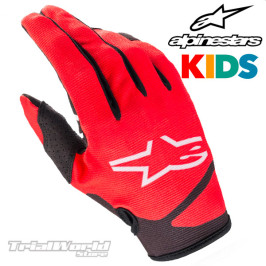 Guantes Alpinestars Radar Junior rojo