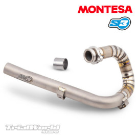 Exhaust manifold titanium S3 Parts Montesa Cota 4RT 2009 - 2016