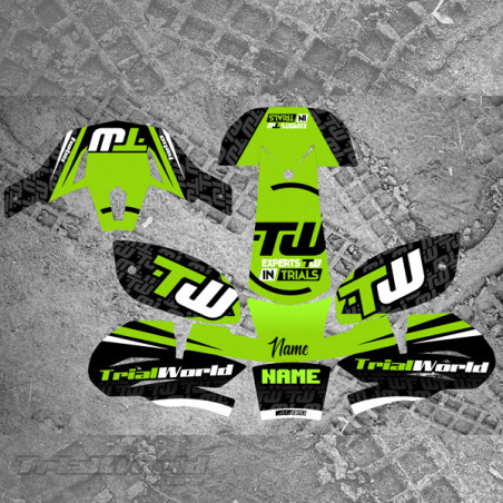 Adhesivos para Casco trial Hebo Zone 4 - Trialworld