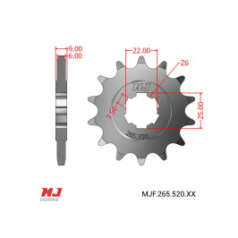 Drive sprocket for Bultaco Sherpa