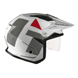 Casco Trial Hebo Zone 5 AIR H-Type White