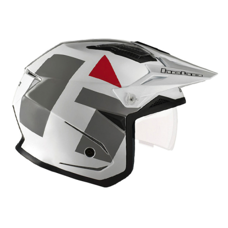 Casco Trial Hebo Zone 5 AIR H-Type White