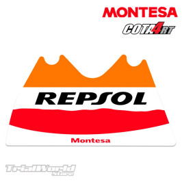 Adhesivo placa cubre cárter Repsol Replica