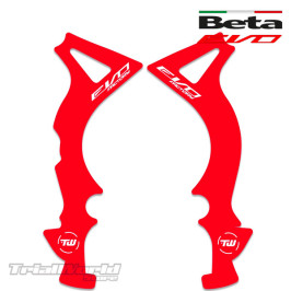 Red Beta Evo frame stickers