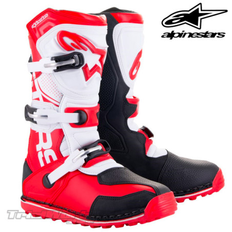 Botas Alpinestars Tech T Rojo - Blanco 2023