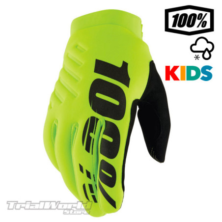 Youth 100% BRISKER neoprene Trial Gloves for winter