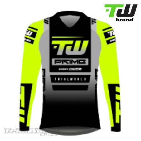 Camiseta trial TW Prime amarilla designed by Trialworld