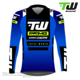 Camiseta trial TW Prime azul designed by Trialworld