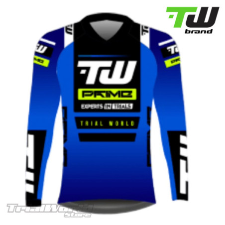 Camiseta trial TW Prime azul designed by Trialworld