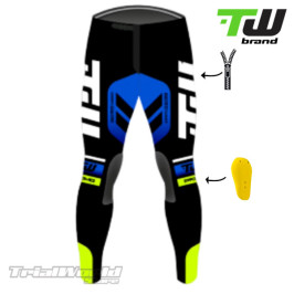 Pantalón trial TW Prime azul designed by Trialworld