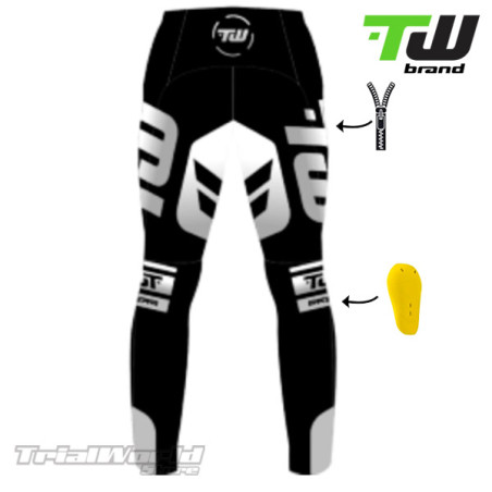 Pantalón trial TW Prime gris designed by Trialworld