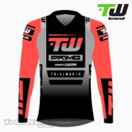 Camiseta trial TW Prime rojo designed by Trialworld