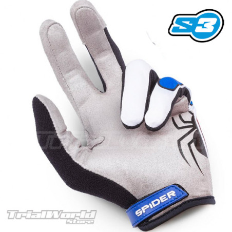 Gloves S3 Parts Spider Trial in white colour