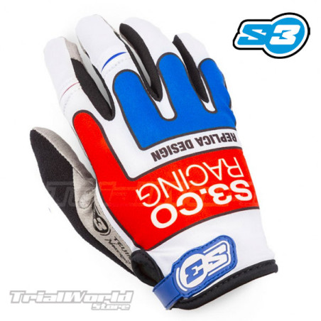 Guantes Trial S3 Parts Spider blanco