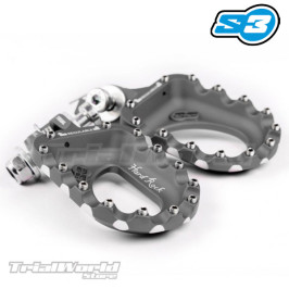 footrests trial S3 Parts Hard Rock aluminium titanium