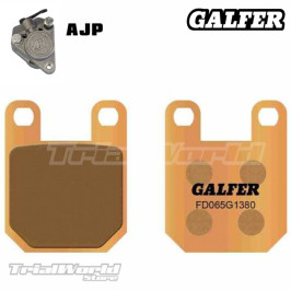 Brake pads trial GALFER FD065 G1380 sintered Beta Techno and Montesa Cota 315R