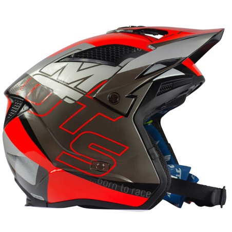 Casco de Trial MOTS JUMP UP03 rojo