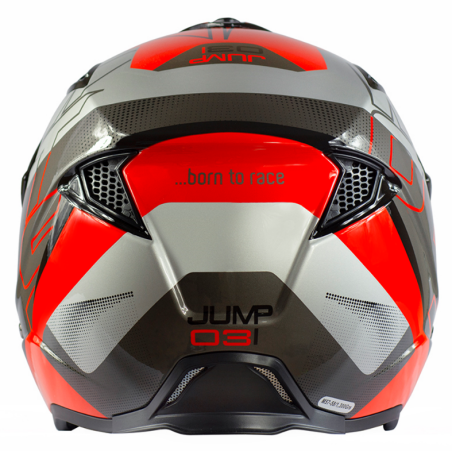 Casco de Trial MOTS JUMP UP03 rojo