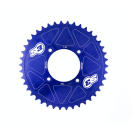 Corona homologada S3 Parts azul para moto de trial