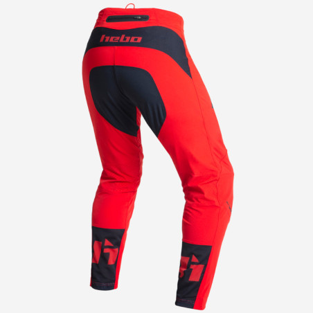 Pantalón trial Hebo TECH H rojo