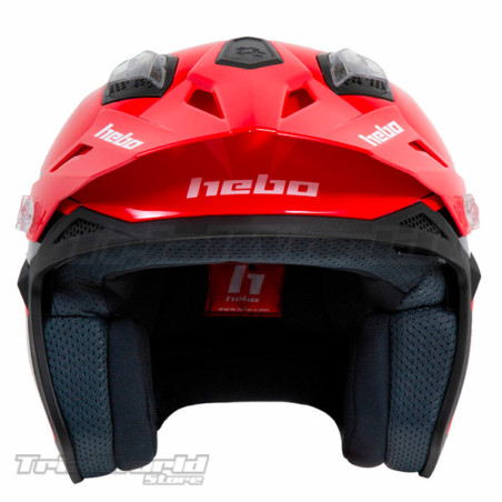 Casco Trial Hebo Zone 5 AIR Montesa Classic rojo