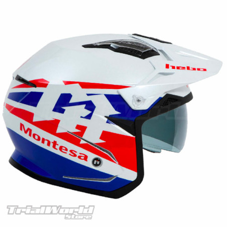 Casco Trial Hebo Zone 5 AIR Montesa Classic azul