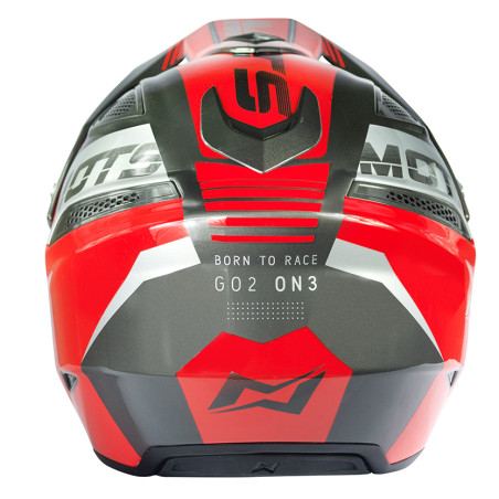 Casco de Trial MOTs Go2 2023 rojo